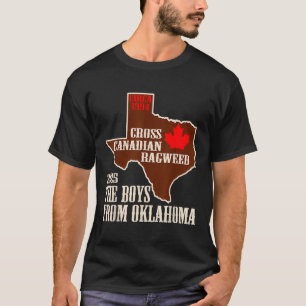 T-shirt Carte Des Garçons De L'Oklahoma