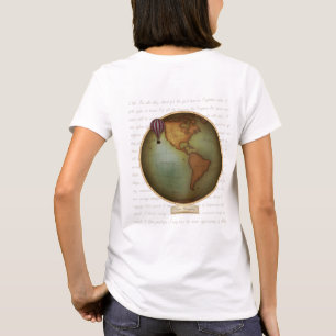 T-shirt Carte des hémisphères Est et Ouest 2 faces