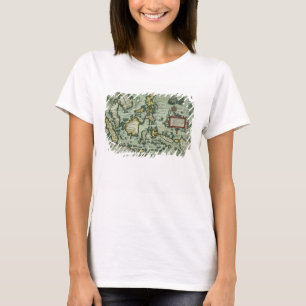 T-shirt Carte des Indes orientales, pub. 1635 à Amsterdam 