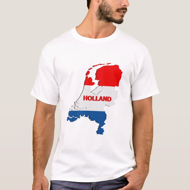 T-shirt Carte des Pays-Bas (Devant)