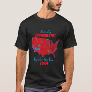 T-shirt Carte des résultats des élections de 2024 Trump Wi