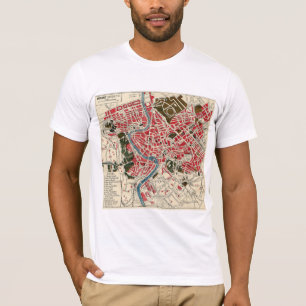 T-shirt Carte des Roms de Rome en Italie Vintage