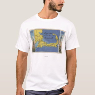 T-shirt Carte détaillée du Pilgrimland