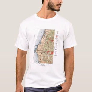 T-shirt Carte d'étude géologique des USA
