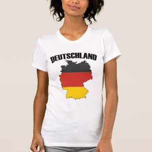 T-shirt Carte Deutschland - Drapeau allemand - Allemagne V