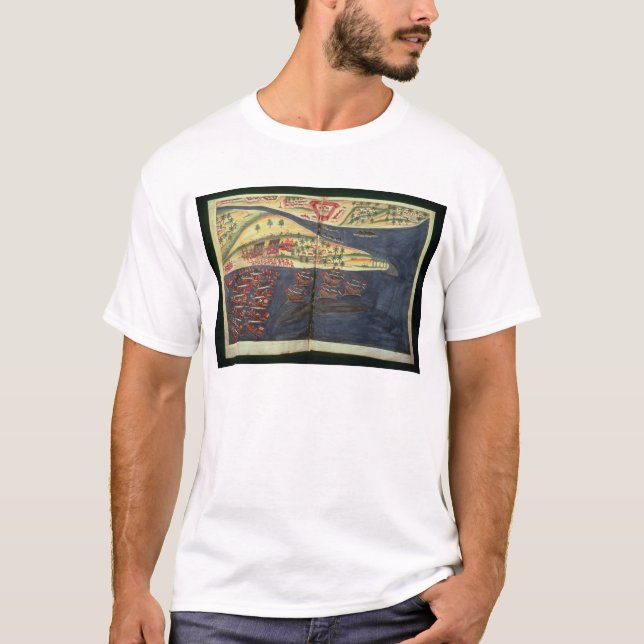 T-shirt Carte d'exploration de Surat (Devant)