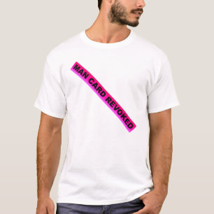 T-shirt Carte d'homme retirée