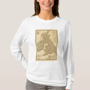 T-shirt Carte d'îles britanniques