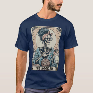 T-shirt Carte drôle de Crochet Loverarot Maman squelette a