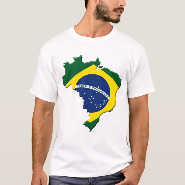 T-shirt Carte du Brésil (Devant)