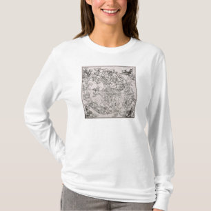 T-shirt Carte du ciel du nord