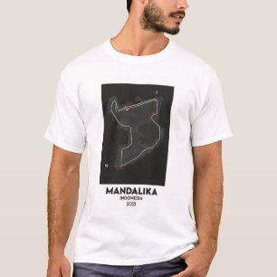 T-shirt Carte du circuit MotoGP d'Indonésie
