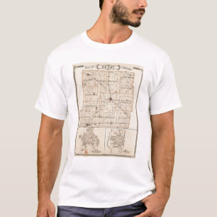 T-shirt Carte du comté de Henry avec le nouveau château,