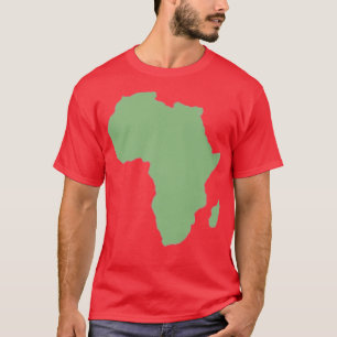 T-shirt Carte du continent africain Top Men Wom