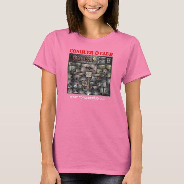 T-shirt Carte du donjon de Draknor-L1 (Devant)