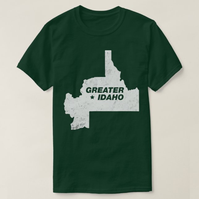 T-shirt Carte du Grand Idaho (Design devant)