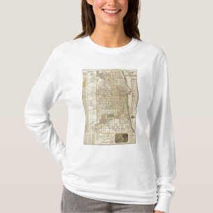 T-shirt Carte du guide de Blanchard de Chicago