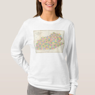 T-shirt Carte du Kentucky et du Tennessee