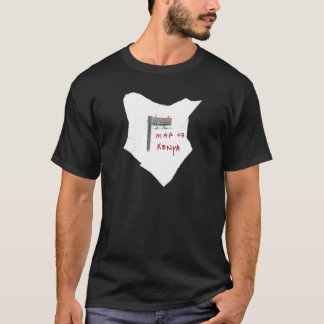 T-shirt Carte du Kenya
