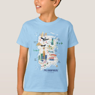 T-shirt Carte du livre de Metropolis
