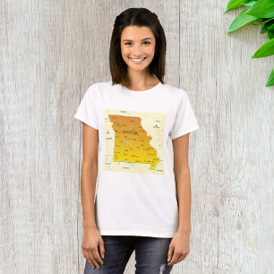 T-shirt Carte Du Missouri