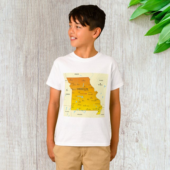 T-shirt Carte Du Missouri (Créateur téléchargé)