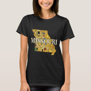 T-shirt Carte du Missouri et texte
