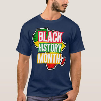 T-shirt Carte du mois de l'histoire noire 1