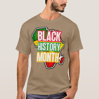 T-shirt Carte du mois de l'histoire noire 28