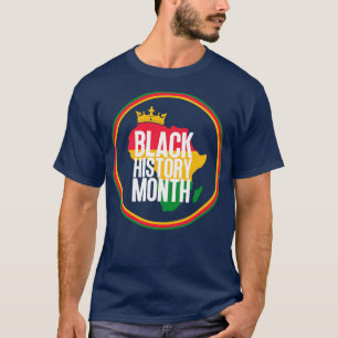 T-shirt Carte du mois de l'histoire noire 44