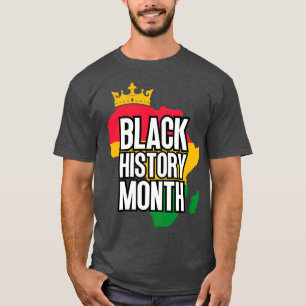 T-shirt Carte du mois de l'histoire noire 57