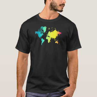 T-shirt Carte du monde
