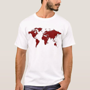 T-shirt Carte du monde