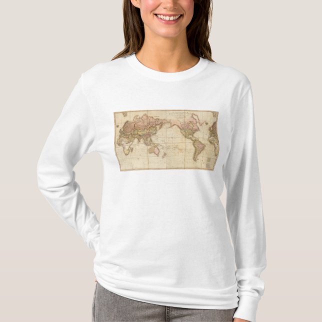 T-shirt Carte du monde (Devant)