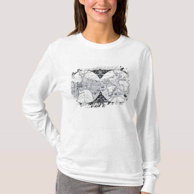 T-shirt Carte du monde (Devant)