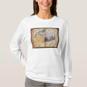 T-shirt Carte du monde, 1486