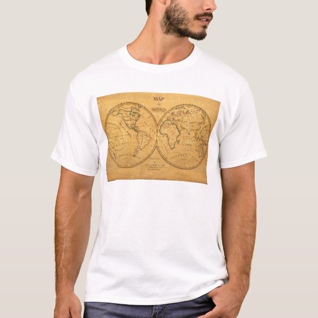 T-shirt Carte du monde 5 (Devant)