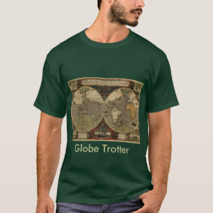 T-shirt Carte du monde antique