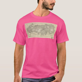 T-shirt Carte du parc national des Great Smoky Mountains (