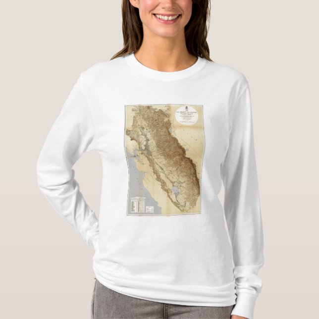 T-shirt Carte du San Joaquin (Devant)