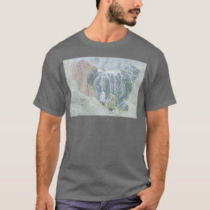 T-shirt Carte du sentier Brundage Resort