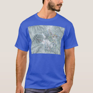 T-shirt Carte du sentier du Bogus Basin Resort