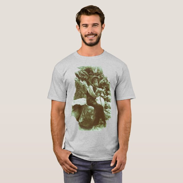 T-shirt Carte du sentier John Muir John Muir (Devant entier)