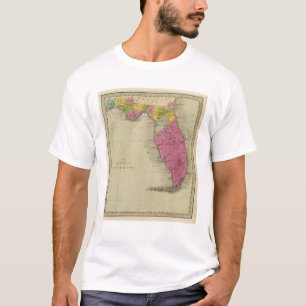 T-shirt Carte du territoire de la Floride