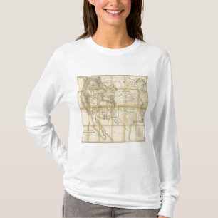 T-shirt Carte du territoire des Etats-Unis 2