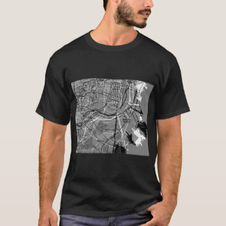 T-shirt Carte du toner de San Francisco