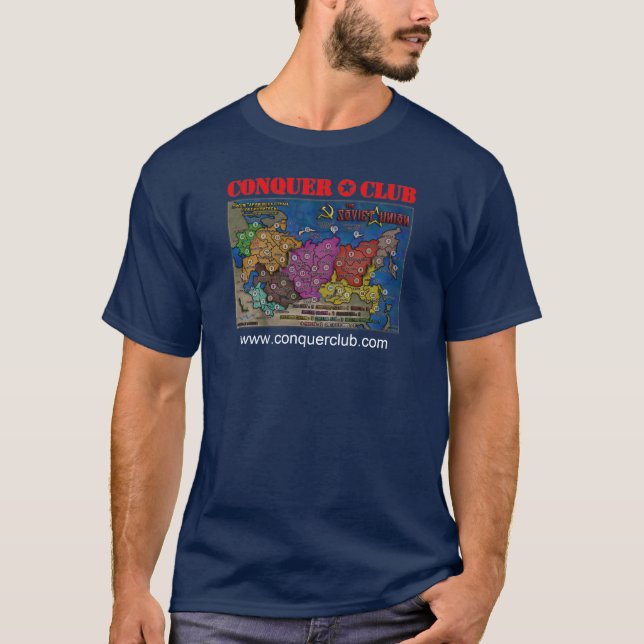 T-shirt Carte d'Union Soviétique (Devant)