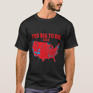 T-shirt Carte électorale 2024 Trump 312 Carte électorale r