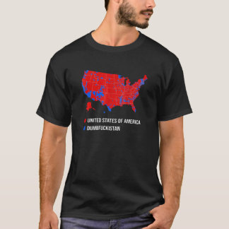 T-shirt Carte électorale États-Unis d'Amérique