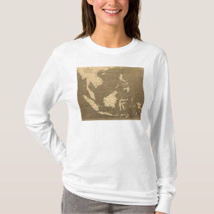 T-shirt Carte est d'îles de l'Inde par Arrowsmith
